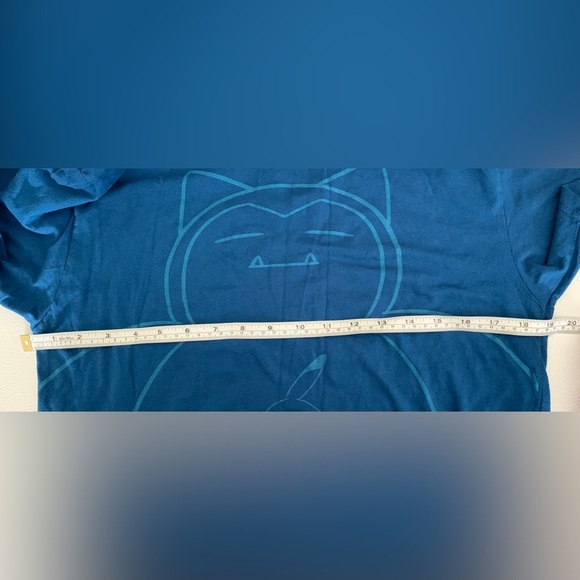 Pokemon Center - Snorlax And Pikachu Blue On Blue Tshirt - Medium - Picture 6 of 9